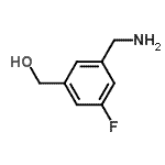 CAS 登录号：643087-32-5， [3-(氨基甲基)-5-氟苯基]甲醇