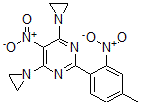 CAS 登录号:64315-08-8, 4,6-二氮杂环丙烷-1-基-2-(4-甲基-2-硝基-苯基)-5-硝基-嘧啶