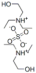 CAS 登录号：64346-24-3， 二[二乙基(羟基乙基)铵]硫酸盐
