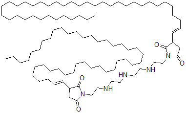 CAS 登录号：64365-62-4， 1-[2-[[2-[[2-[[2-[2,5-二氧代-3-(四十碳烯基)-1-吡咯烷基]乙基]氨基]乙基]氨基]乙基]氨基]乙基]-3-(四十二烷基)吡咯烷-2,5-二酮