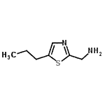 CAS 登录号：643723-66-4， 1-(5-丙基-1,3-噻唑-2-基)甲胺