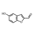 CAS 登录号：64418-91-3， 5-羟基-1-苯并呋喃-2-甲醛