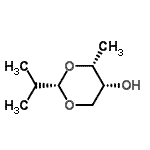 CAS 登录号：64446-62-4， (2S,4R,5R)-2-异丙基-4-甲基-1,3-二恶烷-5-醇