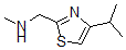 CAS 登录号：644950-38-9， N-甲基-4-(1-甲基乙基)-2-噻唑甲胺