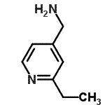 CAS 登录号：645418-40-2， 1-(2-乙基-4-吡啶基)甲胺