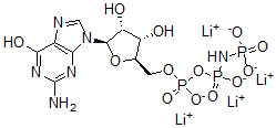CAS#: 64564-03-0, 5'-Guanylic Acid Monoanhydride With Imidodiphosphoric Acid, Tetralithium Salt