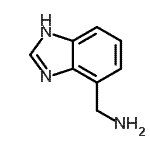 CAS 登录号：64574-24-9， 1-(1H-苯并咪唑-4-基)甲胺