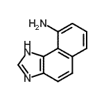 CAS 登录号：64574-31-8， 1H-萘并[1,2-d]咪唑-9-胺