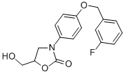 CAS#: 64590-38-1, 3-(4-((3-Fluorophenyl)Methoxy)Phenyl)-5-(Hydroxymethyl)-2-Oxazolidinone