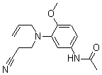 CAS#: 64611-87-6, N-[3-[(2-Cyanoethyl)-2-Allylamino]-4-Methoxyphenyl]-Acetamide