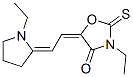 CAS 登录号：64617-11-4， 3-乙基-5-[(1-乙基-2-吡咯烷基亚基)亚乙基]-2-硫代恶唑烷-4-酮