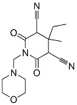 CAS 登录号:64635-88-7, 4-乙基-4-甲基-1-(吗啉-4-基甲基)-2,6-二氧代-哌啶-3,5-二甲腈