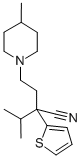CAS#: 64647-42-3, 4-Methyl-alpha-(1-Methylethyl)-alpha-2-Thienyl-1-Piperidinebutyronitrile