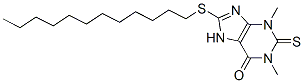 CAS#: 6466-12-2, 1,3-Dimethyl-8-(Dodecylthio)-2-Thioxo-1,3,6,7-Tetrahydro-2H-Purin-6-One