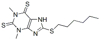 CAS 登录号：6466-22-4， 1,3-二甲基-8-(己基硫代)-1H-嘌呤-2,6(3H,7H)-二硫酮