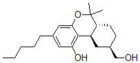 CAS 登录号：64663-39-4， 7-羟基六氢大麻酚