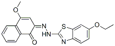 CAS#: 6467-83-0, (2Z)-2-[(6-Ethoxybenzothiazol-2-Yl)Hydrazinylidene]-4-Methoxy-Naphthalen-1-One