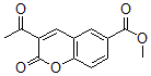 CAS 登录号:6468-74-2, 3-乙酰基-2-氧代-alpha-苯并吡喃-6-羧酸甲酯