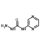 CAS 登录号：646998-82-5， N-(2-吡嗪基)氨基甲酰肼