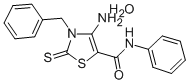 CAS 登录号:64735-75-7, 2,3-二氢-4-氨基-N-苯基-3-(苯基甲基)-2-硫代-5-噻唑甲酰胺水合物