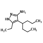 CAS#: 647854-07-7, 5-Ethyl-4-(4-heptanyl)-1H-pyrazol-3-amine