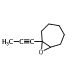 CAS 登录号：647862-72-4， 1-(1-丙炔-1-基)-8-氧杂双环[5.1.0]辛烷