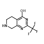 CAS 登录号：647862-98-4， 2-(三氟甲基)-5,6,7,8-四氢吡啶并[4,3-e]嘧啶-4-醇