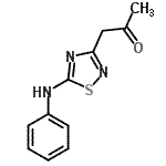 CAS#: 64822-00-0, 1-(5-Anilino-1,2,4-thiadiazol-3-yl)acetone