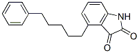 CAS#: 64838-03-5, 4-(5-Phenylpentyl)-1H-Indole-2,3-Dione