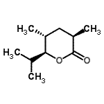 CAS 登录号：648434-47-3， (3R,5R,6S)-6-异丙基-3,5-二甲基四氢-2H-吡喃-2-酮