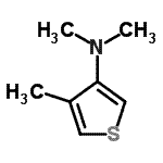 CAS 登录号：648860-13-3， N,N,4-三甲基-3-噻吩胺