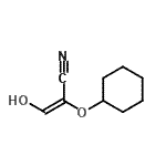 CAS 登录号：648908-89-8， (2E)-2-(环己基氧基)-3-羟基丙烯腈