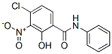 CAS 登录号：6490-99-9， 4-氯-3-硝基水杨基苯胺