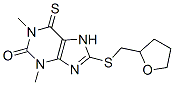 CAS 登录号：6493-47-6， 1,3,6,7-四氢-1,3-二甲基-8-[(四氢呋喃-2-基甲基)硫代]-6-硫代-2H-嘌呤-2-酮