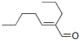 CAS 登录号：64935-37-1， (E)-2-丙基庚-2-烯醛