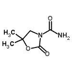 CAS 登录号：649568-14-9， 5,5-二甲基-2-氧代-1,3-恶唑烷-3-甲酰胺
