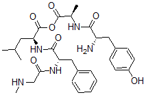 CAS#: 64963-13-9, Ala(2)-Me-Phe(4)-Enkephalin-Leu