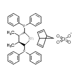 CAS#: 65012-74-0, (Bicyclo[2.2.1]hepta-2,5-diene)[(2S,3S)-bis(diphenylphosphino)butane]rhodium(I) perchlorate