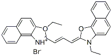 CAS 登录号：65087-24-3， 3-乙基-2-[3-(3-乙基萘并[2,1-d]恶唑-2(3H)-亚基)丙烯基]萘并[1,2-d]恶唑鎓溴化物
