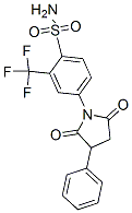 CAS 登录号:65116-59-8, 4-(2,5-二氧代-3-苯基-吡咯烷-1-基)-2-(三氟甲基)苯磺酰胺