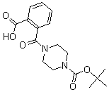 CAS 登录号:651293-35-5, 4-(2-羧基苯甲酰基)-1-哌嗪羧酸叔丁酯