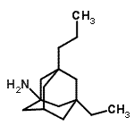 CAS 登录号：651311-88-5， 3-乙基-5-丙基-1-金刚烷胺