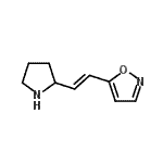 CAS#: 651314-30-6, 5-[(E)-2-(2-Pyrrolidinyl)vinyl]-1,2-oxazole