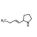 CAS 登录号：651321-58-3， 2-[(1E)-1-丁烯-1-基]吡咯烷