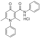 CAS#: 65190-90-1, 1,4-Dihydro-2,6-Dimethyl-N,1-Diphenyl-4-Oxo-Nicotinamide Monohydrochloride