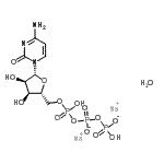 CAS#: 652154-13-7, Sodium 5'-O-[hydroxy({[(hydroxyphosphinato)oxy]phosphinato}oxy)phosphoryl]cytidine hydrate (2:1:1)
