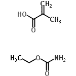 CAS#: 65256-52-2, 2-Methylacrylic acid - ethyl carbamate (1:1)