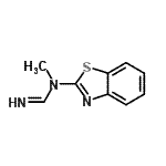 CAS 登录号：65258-24-4， N-1,3-苯并噻唑-2-基-N-甲基亚氨代甲酰胺