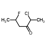 CAS 登录号：65269-99-0， 2-氯-5-氟-3-己酮