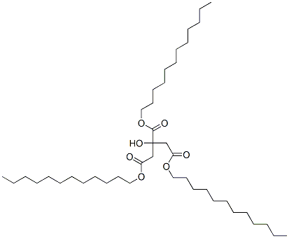 CAS 登录号:65277-53-4, 2-羟基丙烷-1,2,3-三羧酸三(十二烷基)酯